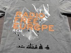 R e m     radio Free Europe    2025 Men   s Gray T-shirt - Small