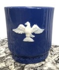  1939 new York World   s Fair lenox t p cigarette Cup cobalt Blue excellent  