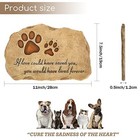 Pet Memorial Stone Pet Memory Stepping Stone Cat Dog Headstone Garden Memoria   