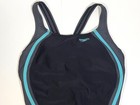 Speedo Powerflex Eco Quantum Splice Hydro Racing One-pc Bathing Suit Swimsuit 10