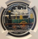 2019 Peru Ngc Pf69 Ultra Cameo Ibero-american 1st Steam Loco Silver Sol