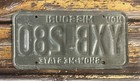 1985 Missouri Automobile License Plate Yxb 280