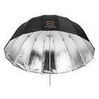 Glow Easy Lock Medium Deep Silver Fiberglass Umbrella  33  