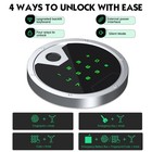 30-35 Fingerprint Gun Safe   Large Rifle Safe With Mute Function   Dual Alarm