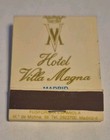 Vintage Matchbook Hotel Villa Magna Madrid Spain Bar Mayfair Unstruck Full New