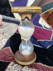 Antique Wood Sewing Spool Sand Timer Hour Glass - Great Sewing Room Decor 7 5 