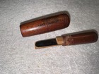 Vintage Noah Schexneider Mohogany Wooden Duck Call- Lake Charles  Louisiana