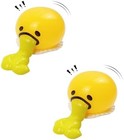 2 Pack Puking Egg Stress Balls - Funny Vomiting Slime Squeeze Toys For Kids   Ad