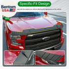 Hood Protector Compatible With 2015-2020 Ford F150 Hood Deflector Tpe Shield Rep