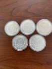 Morgan Dollars 1878-1893 Cc Lot Of 5 Uncirculated Mixed Dates Au bu Coins-us