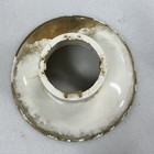 Vintage White Porcelain Enamel Barn   Gas Station Light Fixture 16   