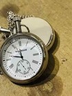 Waltham Vintage Brass Pocket Watch Antique Elgin Style Nautical Gift Foroccasion