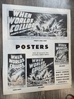 Original 1951 Paramount Showmanship Manual- When Worlds Collide- Pressbook