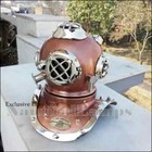 Vintage Solid Brass Nautical Deep See Mini Diving Helmet Reproduction Mark Iv
