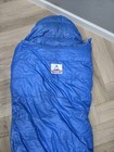 Vintage Holubar Mountaineering Goose Down Sleeping Bag Mummy Bag Blue 0  