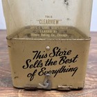 Vtg Clearview Safe-t Cone Dispenser Display Plastic Metal Holder Il Baking Co