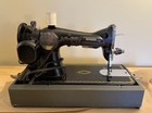 Singer Sewing Machine Model 15  1949 Runs W light  read Below  