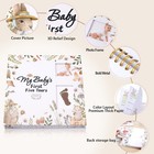 124 Pages Baby Keepsake Memory Book W  Stickers For Boys Girls First 5 Year Gift
