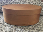 Vintage Shaker Style Oval Wood Storage Box 71 4 Inches X 5 Inches