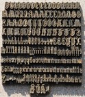 Bookbinding Brass Type Set 0 35  Embossing Finishing Bookbinder Blackletter Rare