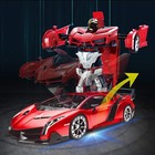 Remote Transformer Car  Rc Robot Controller 2 In 1 Kids Toy Rechargeable Battery