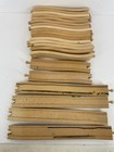 Lot Of 22 Wooden Train Track Pieces Curved   Straight Set Compatible Thomas Brio