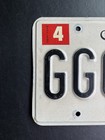2001 Maryland License Plate Ggg 337