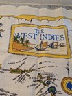 Pure Irish Linen Tea Towel Map Of The West Indies