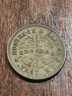 1863 Civil War Store Card Token Robinson Ballou Troy Ny-890e-1b R-1 Fine Brass