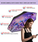 49 Inch Inverted Reverse Upside Down Umbrella Extra Large Double Canopy Vented
