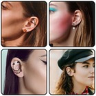 5-16pc Surgical Steel Industrial Barbell Earring Cartilage Bar Piercing 16g 14g