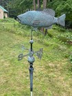 Large Copper Weathervane  Fish  