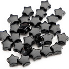 500pcs 13mm Black Acrylic Star Beads For Jewelry Making And Diy Projects