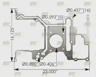4393089 Cummins Gear Housing Gasket
