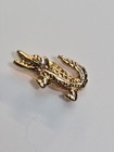 Alligator Lapel Pin Gold Color Very Very Small