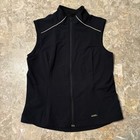Kerrits Equestrian Riding Vest Womens Large Black Soft Shell Full Zip