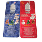 Ty Teenie Beanie Baby 1999 Mcdonalds Set Of 4   Maple Erin Glory Britannia Nib