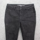 Maurices M Jeans Jeans Womens Large Black Mid Rise Stretch Skinny Casual Pants