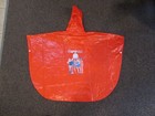 Very Rare   Spice Girls Red Vinyl Raincoat Poncho