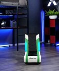 X Rocker Horizon Rgb Lighting 2 0 Wired Floor Rocker Gaming Chair Green black