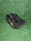 Nike Air Max Motion 2 Womens Size 8 5 Black Gold Running Shoes Comfort Sneakers