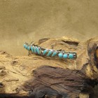 Vintage Sterling Silver And Turquoise Hair Barrette