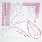 Clear Metric Sewing Ruler Set  French Curve Rulers  Sewing Tools Supplies For   