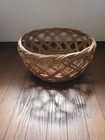 Vintage Large Bamboo Basket Retro Japanese Antique