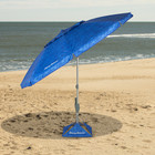 7 5ft Tommy Bahama Beach Umbrella Anchorx Upf 50  Tilt Wind Vent With Carry Bag