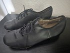 Capezio Unisex Black Lace-up Tap Dance Shoes With Metal Taps Toe heel Teletone