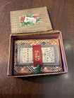 Antique Victorian Miniature Needle Sewing Box Case Diecut Mirror Pullout Holder