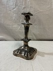 Antique Silverplate Candle Stick Silver 10-1 2    Beautiful