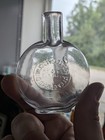    rare    Mini Fort Lewis Club Cleveland Ohio Advertising Sample Flask Bottle