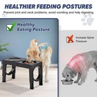 Xiaz Elevated Dog Bowls Large medium Breed Raised Stand 5 Heights 9 11 12 14in